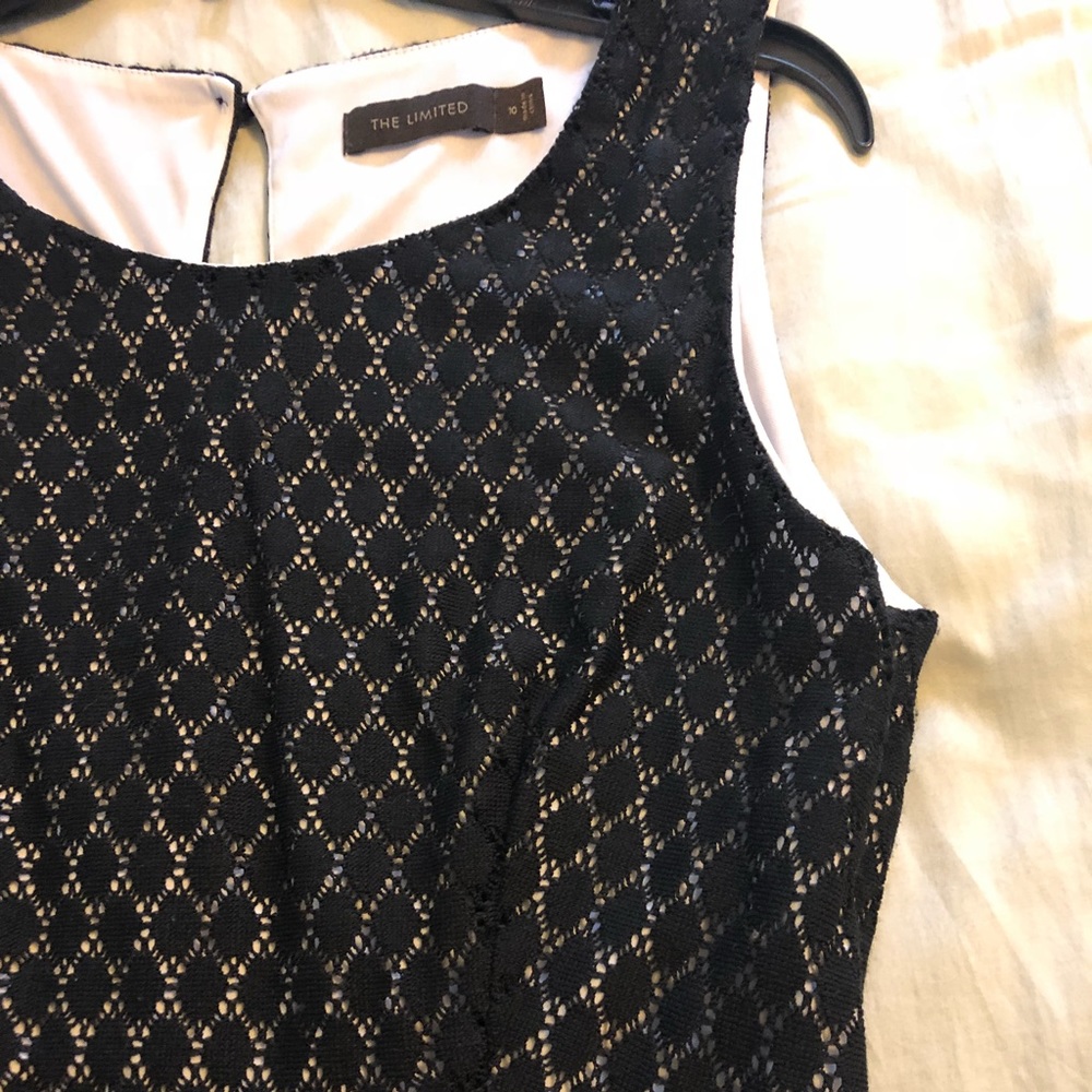 Limited Soft Lace Black Dress w/ White Lining